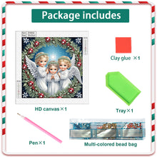 Load image into Gallery viewer, Diamond Painting - Partial Special Shaped - Angel (30*30CM)