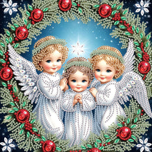 Load image into Gallery viewer, Diamond Painting - Partial Special Shaped - Angel (30*30CM)