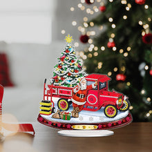 Load image into Gallery viewer, Christmas Tree Table Top Diamond Painting Ornament Kits Desktop Diamond Art Kits