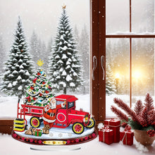 Load image into Gallery viewer, Christmas Tree Table Top Diamond Painting Ornament Kits Desktop Diamond Art Kits