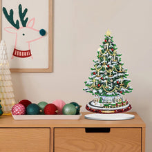 Load image into Gallery viewer, Christmas Tree Table Top Diamond Painting Ornament Kits Desktop Diamond Art Kits