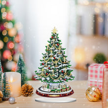 Load image into Gallery viewer, Christmas Tree Table Top Diamond Painting Ornament Kits Desktop Diamond Art Kits