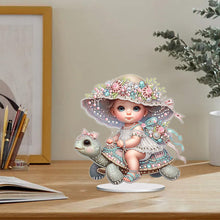 Load image into Gallery viewer, Girls Desktop Diamond Art Kits Rhinestones Desktop Ornaments Bedroom Table Decor