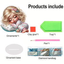 Load image into Gallery viewer, Girls Desktop Diamond Art Kits Rhinestones Desktop Ornaments Bedroom Table Decor