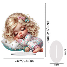 Load image into Gallery viewer, Girls Desktop Diamond Art Kits Rhinestones Desktop Ornaments Bedroom Table Decor