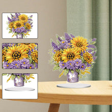 Load image into Gallery viewer, Flower Bouquet Table Top Diamond Painting Ornament Kits Home Decor (Sunflower)