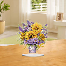Load image into Gallery viewer, Flower Bouquet Table Top Diamond Painting Ornament Kits Home Decor (Sunflower)