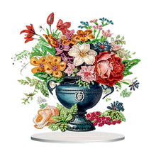 Load image into Gallery viewer, Flower Bouquet Table Top Diamond Painting Ornament Kits Home Decor (Flower A)