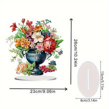 Load image into Gallery viewer, Flower Bouquet Table Top Diamond Painting Ornament Kits Home Decor (Flower A)