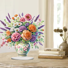 Load image into Gallery viewer, Flower Bouquet Table Top Diamond Painting Ornament Kits Home Decor (Flower B)