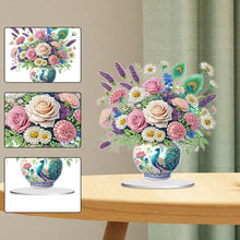 Load image into Gallery viewer, Flower Bouquet Table Top Diamond Painting Ornament Kits Home Decor (Flower C)