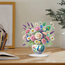 Load image into Gallery viewer, Flower Bouquet Table Top Diamond Painting Ornament Kits Home Decor (Flower C)