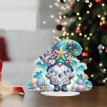 Load image into Gallery viewer, Gnome Table Top Diamond Painting Ornament Kits for Home Decor (Starfish Gnome)