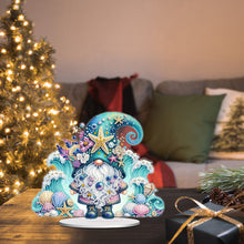 Load image into Gallery viewer, Gnome Table Top Diamond Painting Ornament Kits for Home Decor (Starfish Gnome)