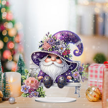 Load image into Gallery viewer, Gnome Table Top Diamond Painting Ornament Kits for Home Decor (Flower Gnome)
