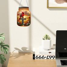 Load image into Gallery viewer, Cross Cardinal Diamond Painting Hanging Ornaments for Garden Window Decor