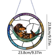 Load image into Gallery viewer, Dachshund Diamond Painting Hanging Ornaments for Garden Window Decorations