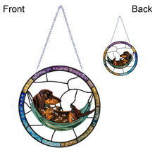 Load image into Gallery viewer, Dachshund Diamond Painting Hanging Ornaments for Garden Window Decorations