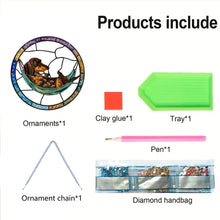 Load image into Gallery viewer, Dachshund Diamond Painting Hanging Ornaments for Garden Window Decorations