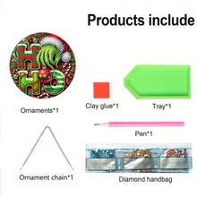 Load image into Gallery viewer, Green Claw Diamond Painting Hanging Ornaments for Garden Window Decoration
