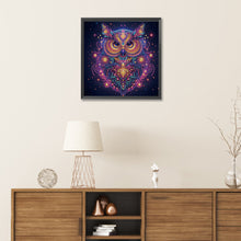 Load image into Gallery viewer, Diamond Painting - Partial Special Shaped - Starlight animal owls (30*30CM)