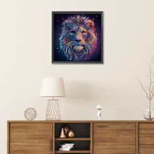 Load image into Gallery viewer, Diamond Painting - Partial Special Shaped - Starlight animal lions (30*30CM)