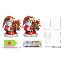 Load image into Gallery viewer, Acrylic Special Shape Double Side Snowman Rhinestones Pencil Organizer for Girls
