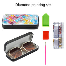 Load image into Gallery viewer, Colorful Pattern Diamond Painting Eyeglasses Case Diamond Art Sunglasses Case
