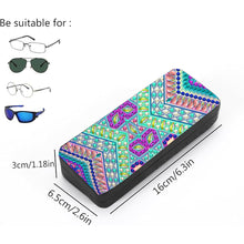 Load image into Gallery viewer, Colorful Pattern Diamond Painting Eyeglasses Case Diamond Art Sunglasses Case