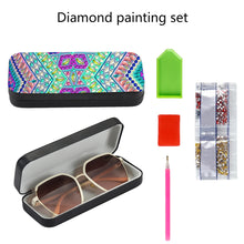 Load image into Gallery viewer, Colorful Pattern Diamond Painting Eyeglasses Case Diamond Art Sunglasses Case