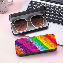 Load image into Gallery viewer, Colorful Pattern Diamond Painting Eyeglasses Case Diamond Art Sunglasses Case