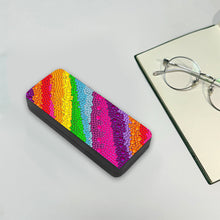 Load image into Gallery viewer, Colorful Pattern Diamond Painting Eyeglasses Case Diamond Art Sunglasses Case
