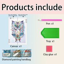 Load image into Gallery viewer, Diamond Painting - Partial Special Shaped - Pink flowers and two butterflies (30*40CM)