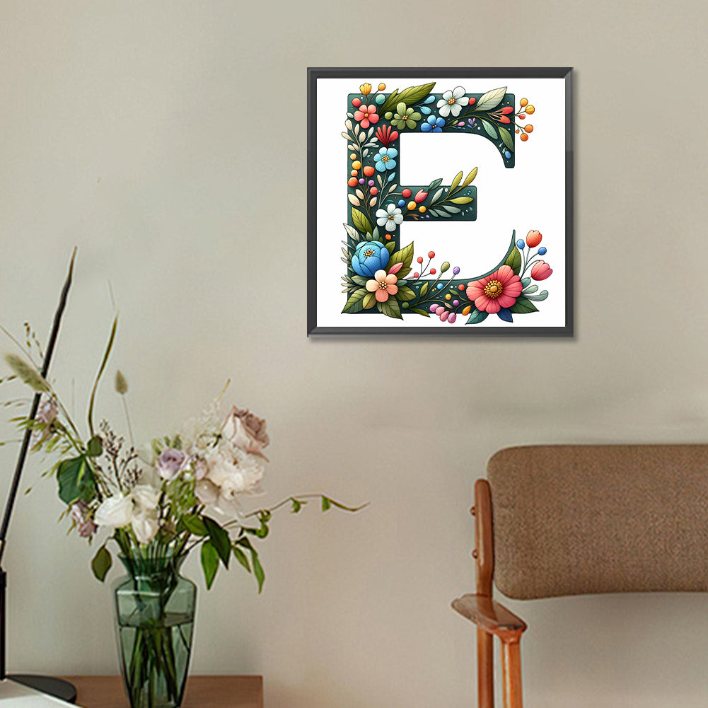 Diamond Painting - Full Round - Fancy letters (30*30CM)