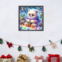 Load image into Gallery viewer, Diamond Painting - Full Round - Bear in the snow (30*30CM)