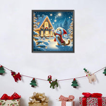 Load image into Gallery viewer, Diamond Painting - Full Round - Christmas kitten (30*30CM)