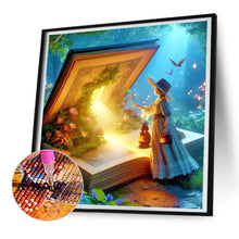 Load image into Gallery viewer, Diamond Painting - Full Round - Night visit to the world in the book (30*30CM)