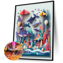 Load image into Gallery viewer, Diamond Painting - Full Round - Quilling underwater world (30*40CM)
