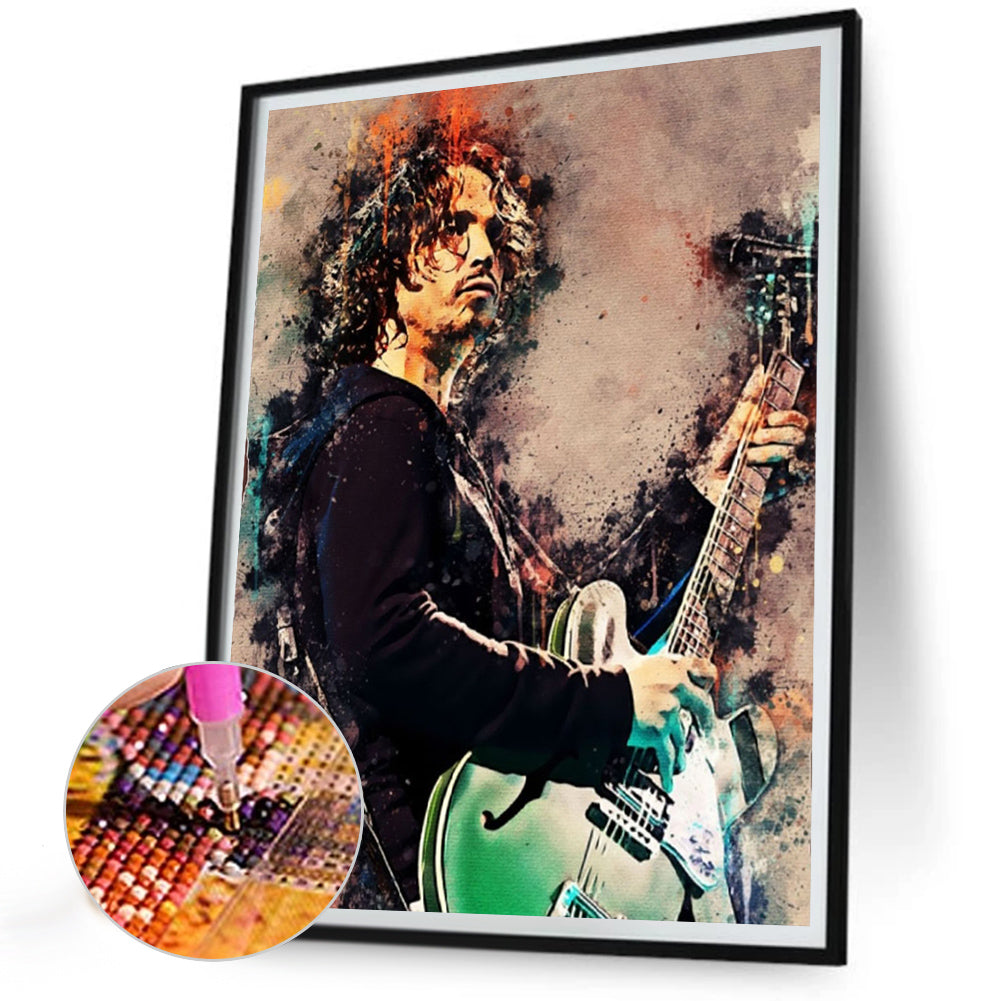 Diamond Painting - Full Round - Chris Cornell (30*40CM)
