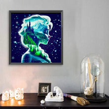 Load image into Gallery viewer, Diamond Painting - Full Square - Princess forest silhouette (30*30CM)