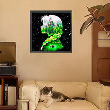 Load image into Gallery viewer, Diamond Painting - Full Square - Princess forest silhouette (30*30CM)