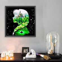 Load image into Gallery viewer, Diamond Painting - Full Square - Princess forest silhouette (30*30CM)