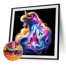 Load image into Gallery viewer, Diamond Painting - Full Square - Princess forest silhouette (30*30CM)