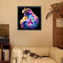 Load image into Gallery viewer, Diamond Painting - Full Square - Princess forest silhouette (30*30CM)