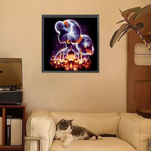 Load image into Gallery viewer, Diamond Painting - Full Square - Princess forest silhouette (30*30CM)