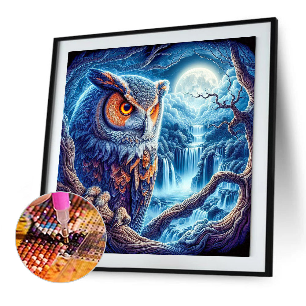 Diamond Painting - Full Square - Owl (40*40CM)