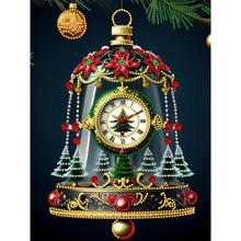 Load image into Gallery viewer, Diamond Painting - Partial Special Shaped - Christmas atmosphere bell clock (30*40CM)