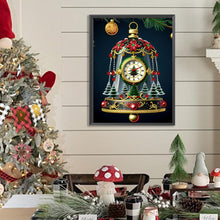 Load image into Gallery viewer, Diamond Painting - Partial Special Shaped - Christmas atmosphere bell clock (30*40CM)