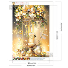 Load image into Gallery viewer, Diamond Painting - Partial Special Shaped - Christmas atmosphere candles (30*40CM)