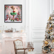 Load image into Gallery viewer, Diamond Painting - Partial Special Shaped - Christmas elf girl (30*30CM)